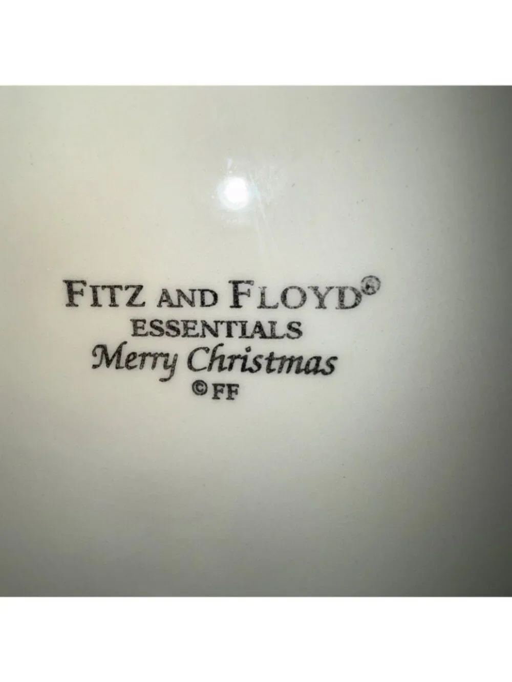 Fitz And Floyd Santa Claus Merry Christmas Basket 2006 Ceramic Candy Dish Vintag